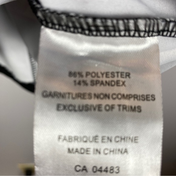 Surin Ruched Mesh Back Tank Top Small Black Grey - Picture 8 of 10